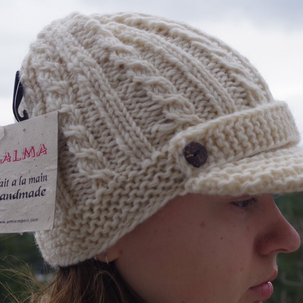 New Handmade Real Wool Alma Ladies Brete Hat - Picture 6 of 7